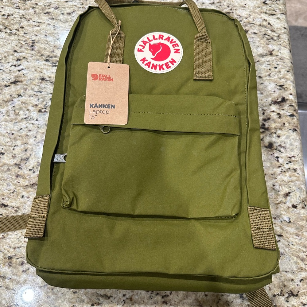15inch Kånken Green Laptop Backpack